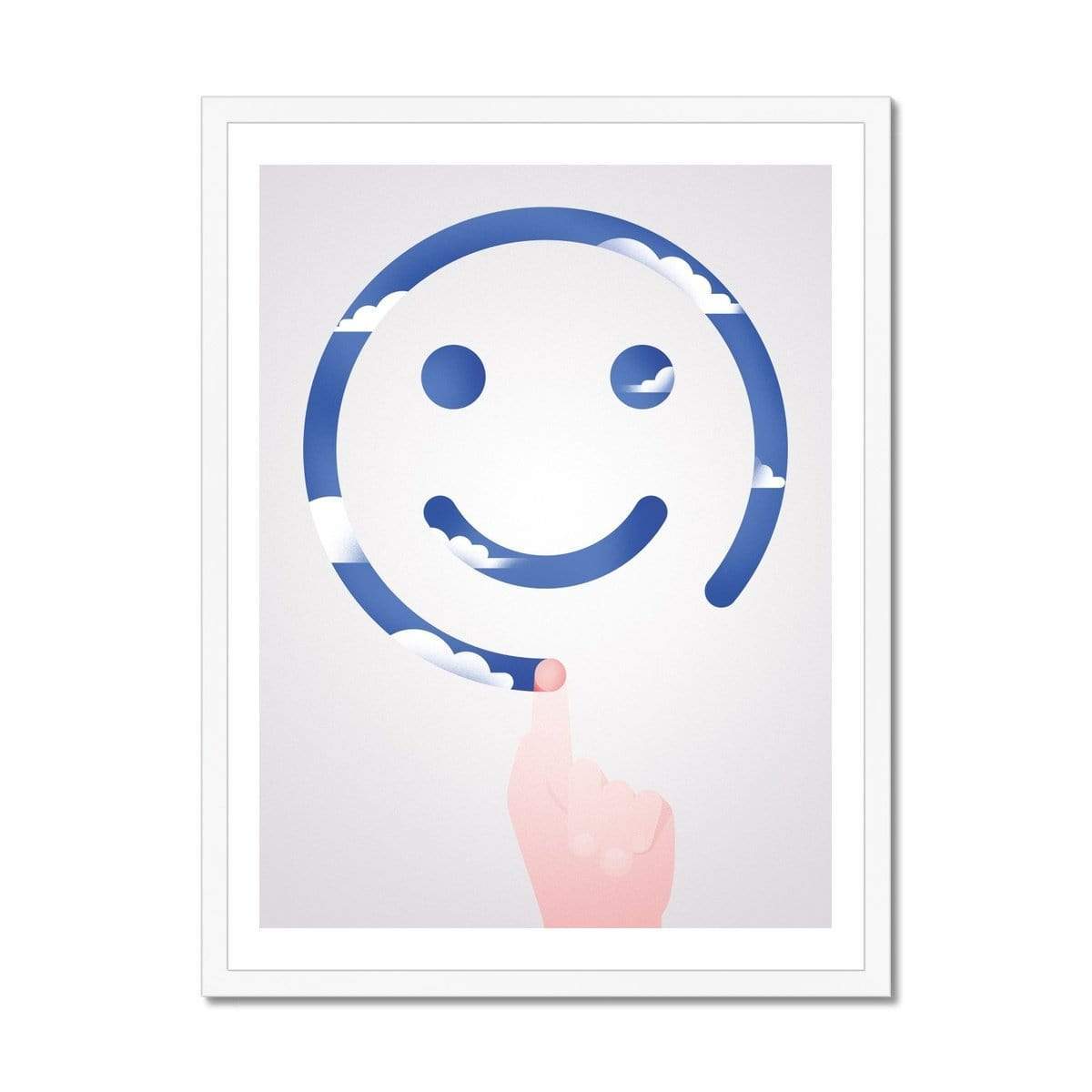 Prodigi Fine art 18"x24" / White Frame Nathalie Lees | Window Smiley