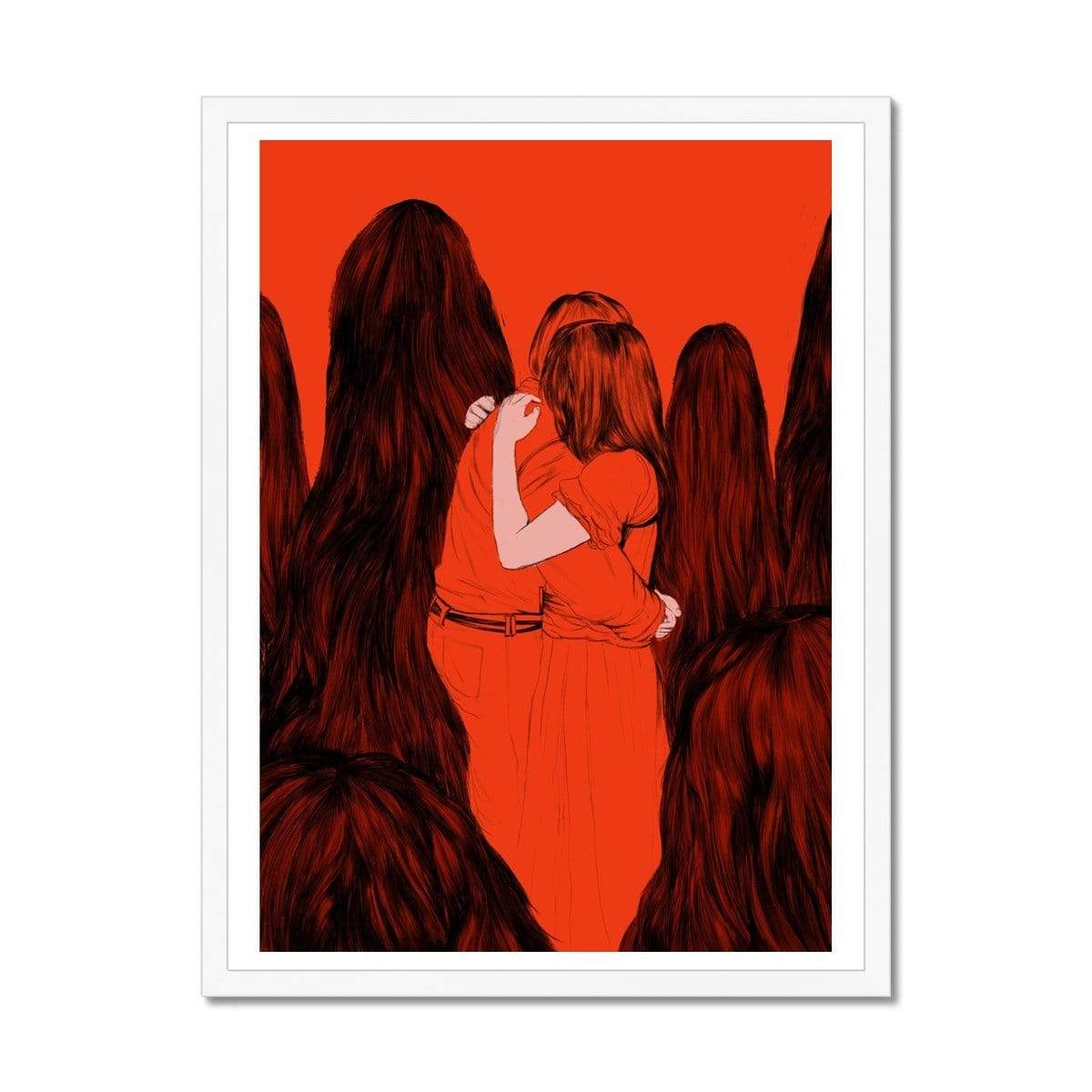 Prodigi Fine art 18"x24" / White Frame Nicole Rifkin | Hair