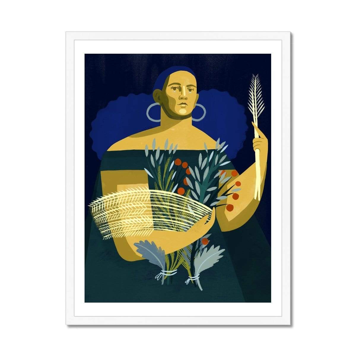 Prodigi Fine art 18"x24" / White Frame Olivia Waller | Demeter