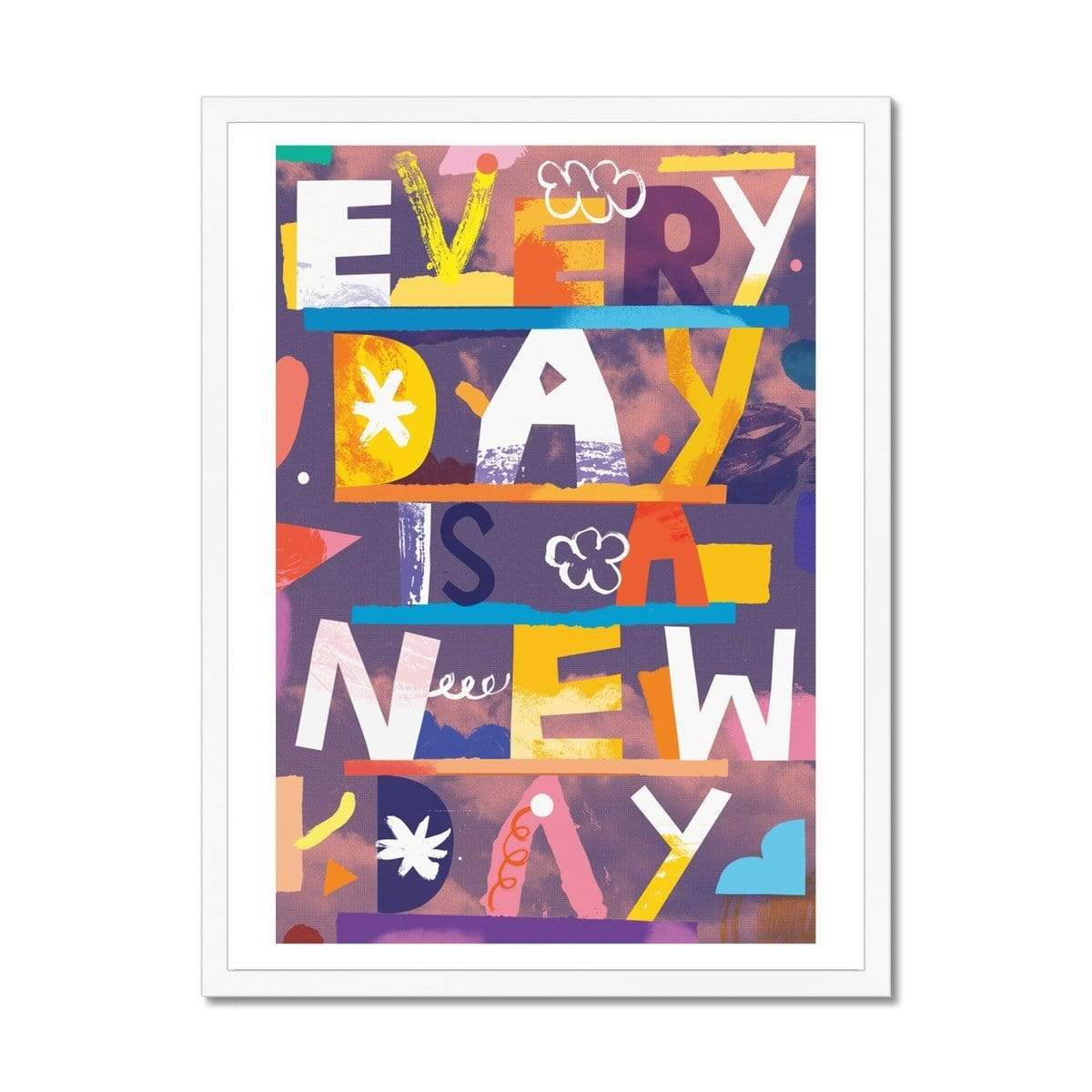 Prodigi Fine art 18"x24" / White Frame Pat Bradbury | New Day