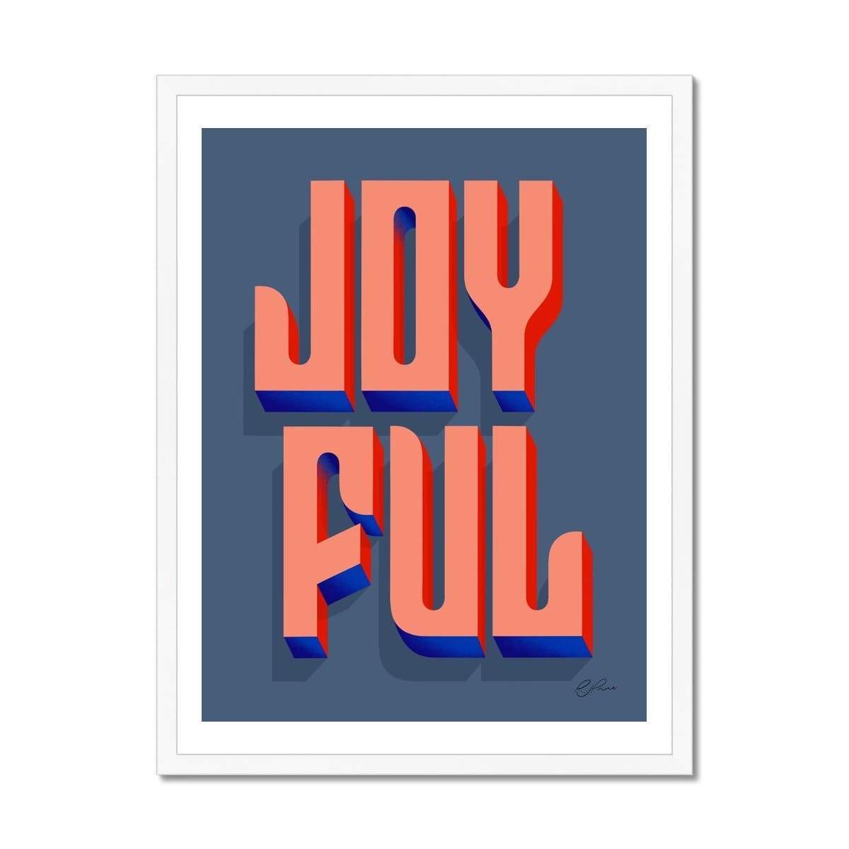 Prodigi Fine art 18"x24" / White Frame Rachel Joy Price | Full of Joy