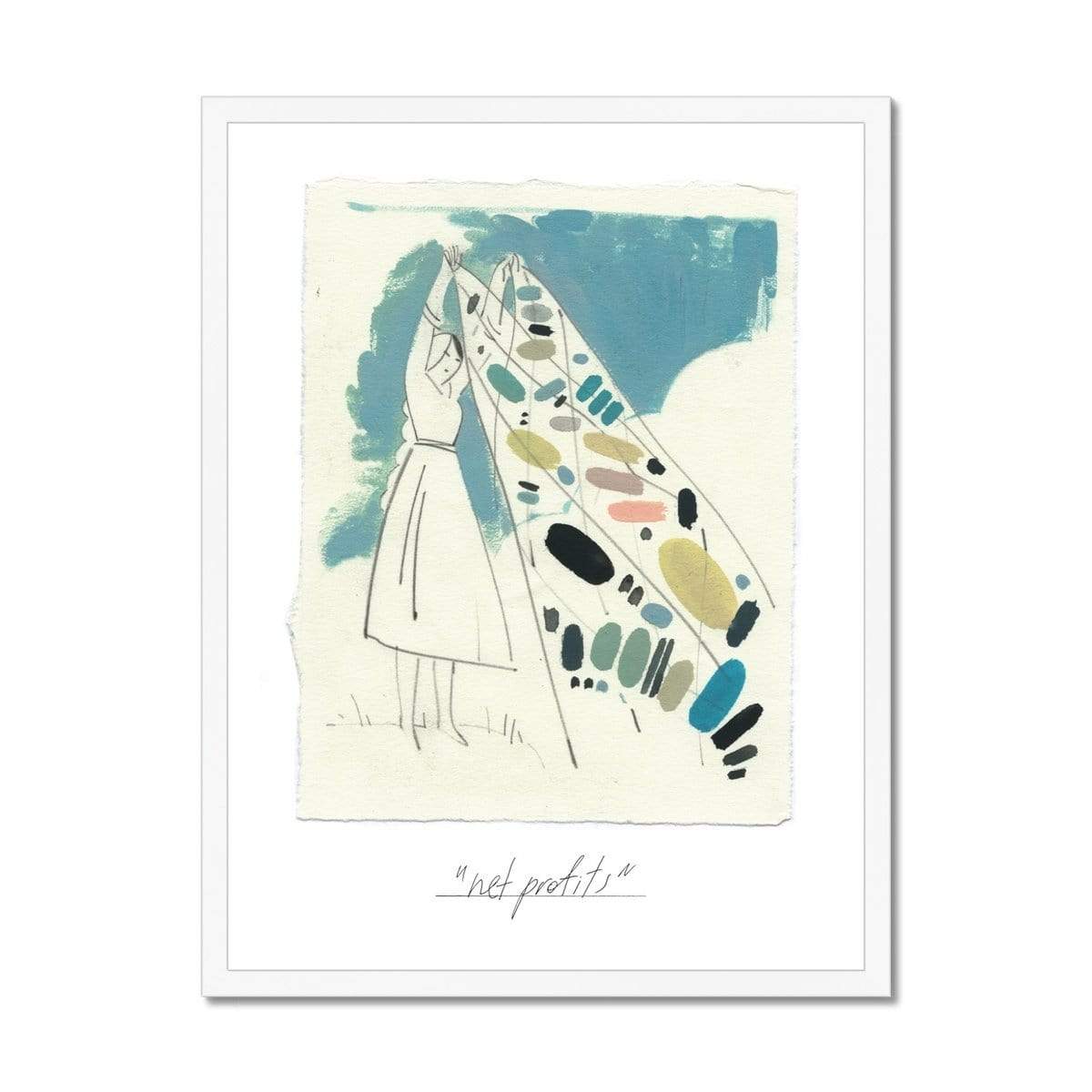 Prodigi Fine art 18"x24" / White Frame Roman Muradov | Net Profits