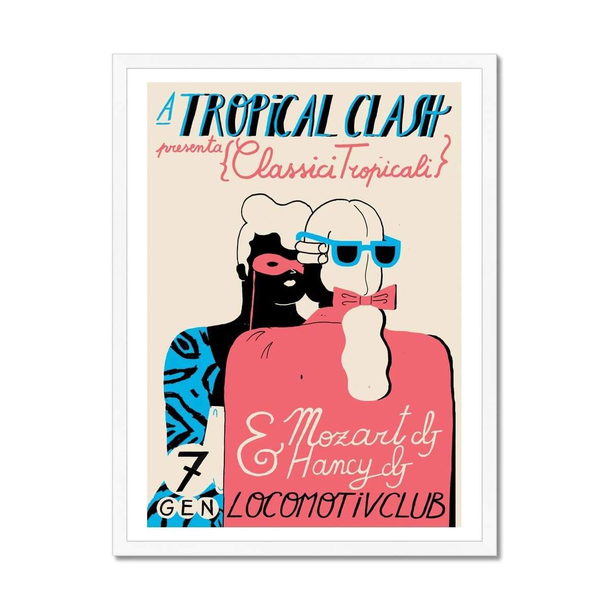 Prodigi Fine art 18"x24" / White Frame Sarah Mazzetti | Mozart