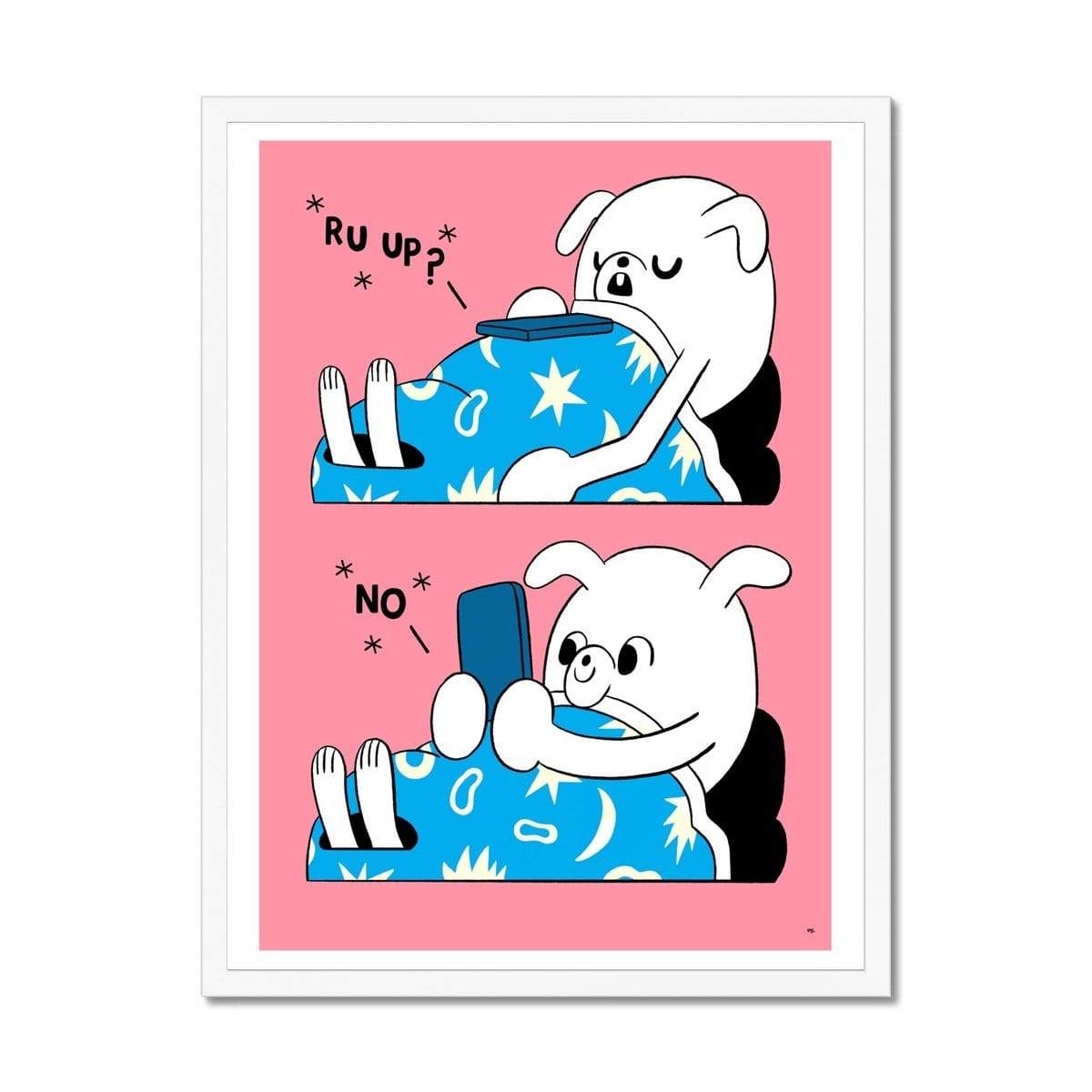 Prodigi Fine art 18"x24" / White Frame Stephen Maurice Graham | Are You Up