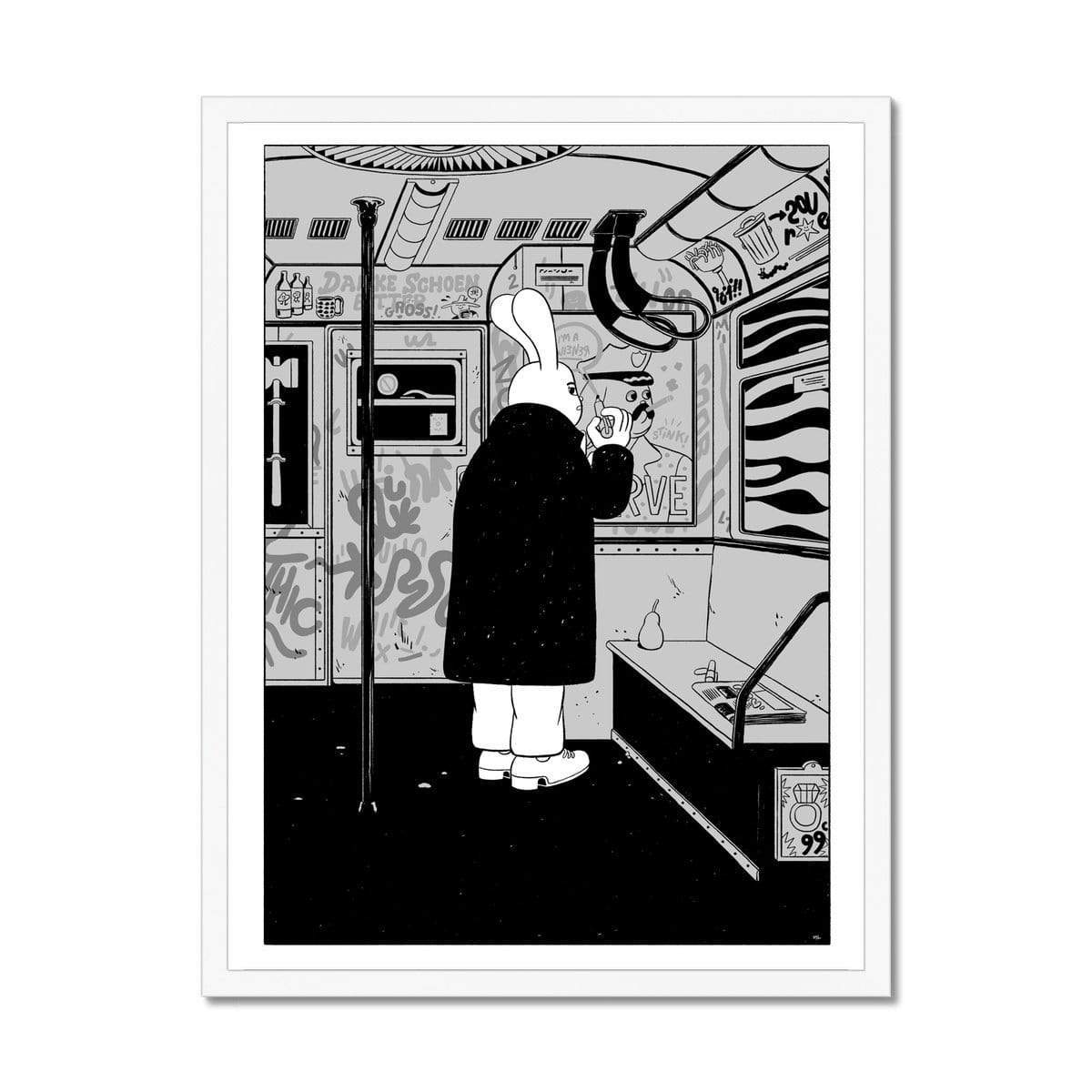 Prodigi Fine art 18"x24" / White Frame Stephen Maurice Graham | Urban Anxiety