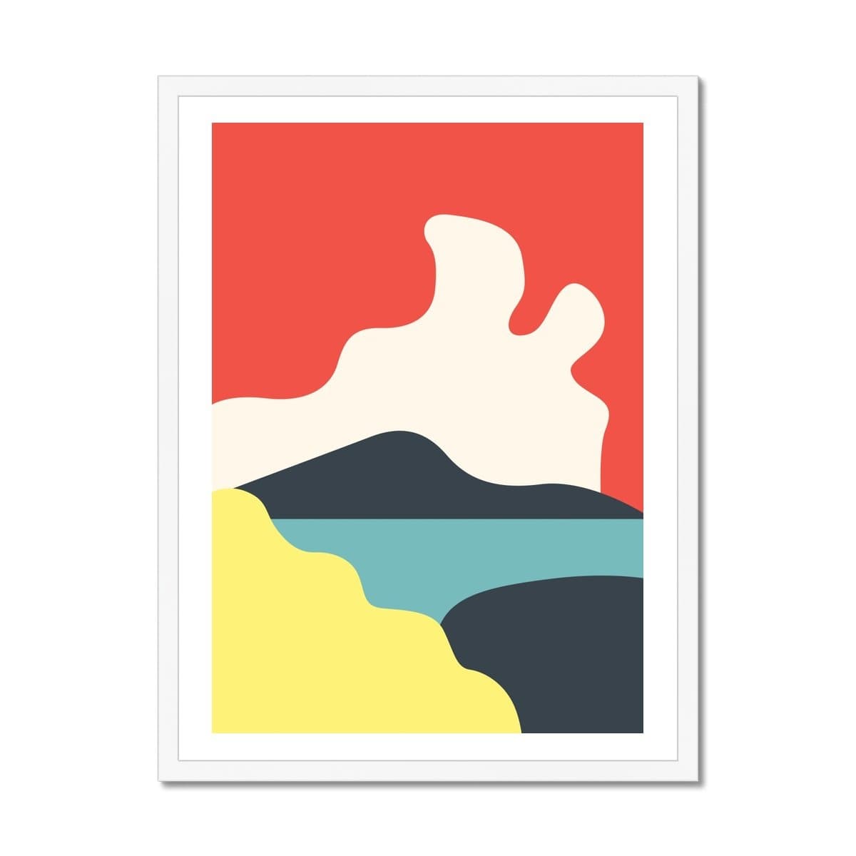 Prodigi Fine art 18"x24" / White Frame Sue Doeksen | Scape 01