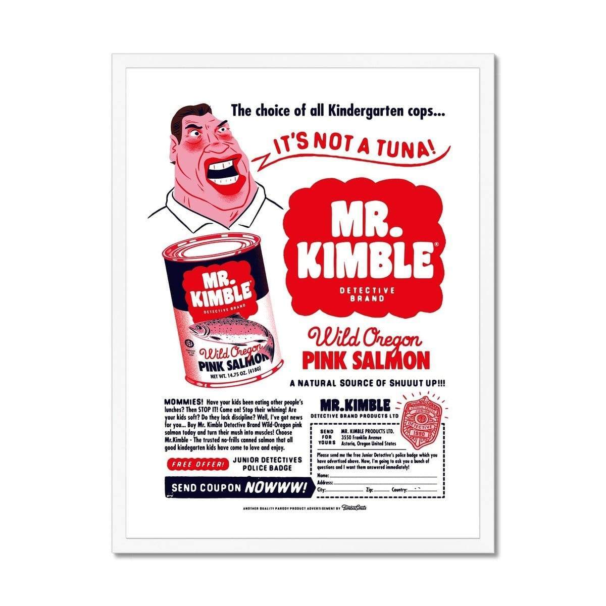 Prodigi Fine art 18"x24" / White Frame Timba Smits | Kindergarten Cop