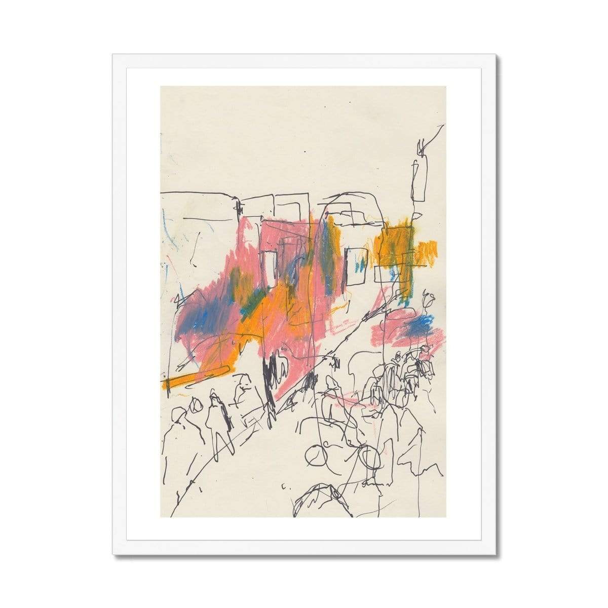 Prodigi Fine art 18"x24" / White Frame Whitechapel  Framed Print