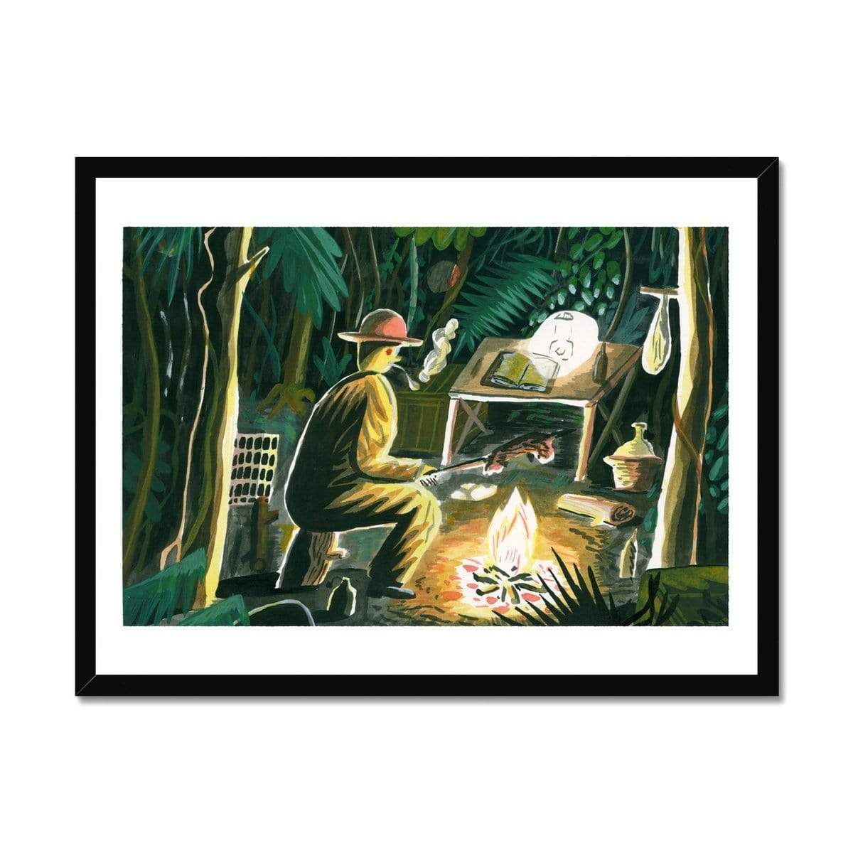 Prodigi Fine art 24"x18" / Black Frame Aart-Jan Venema | Night Expedition