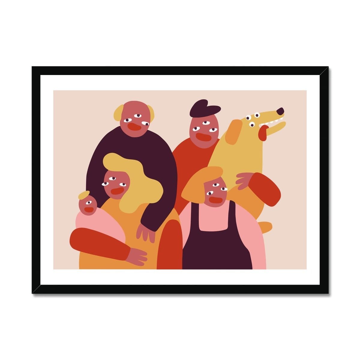 Prodigi Fine art 24"x18" / Black Frame Cecile Gariepy | Family Portrait