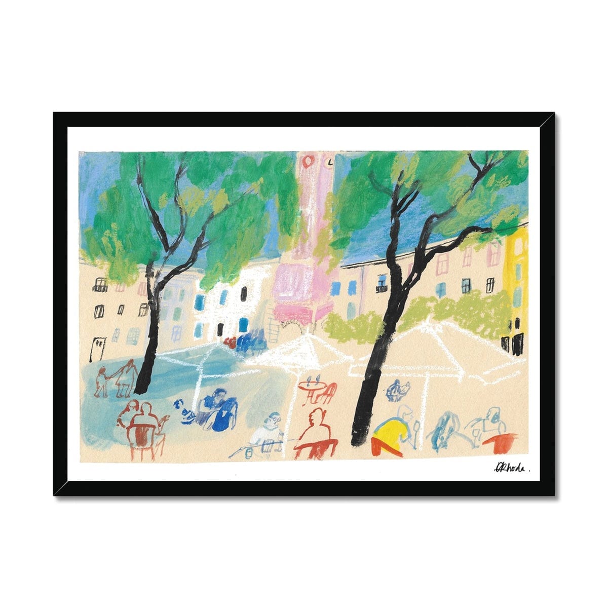 Prodigi Fine art 24"x18" / Black Frame Danielle Rhoda Framed Print