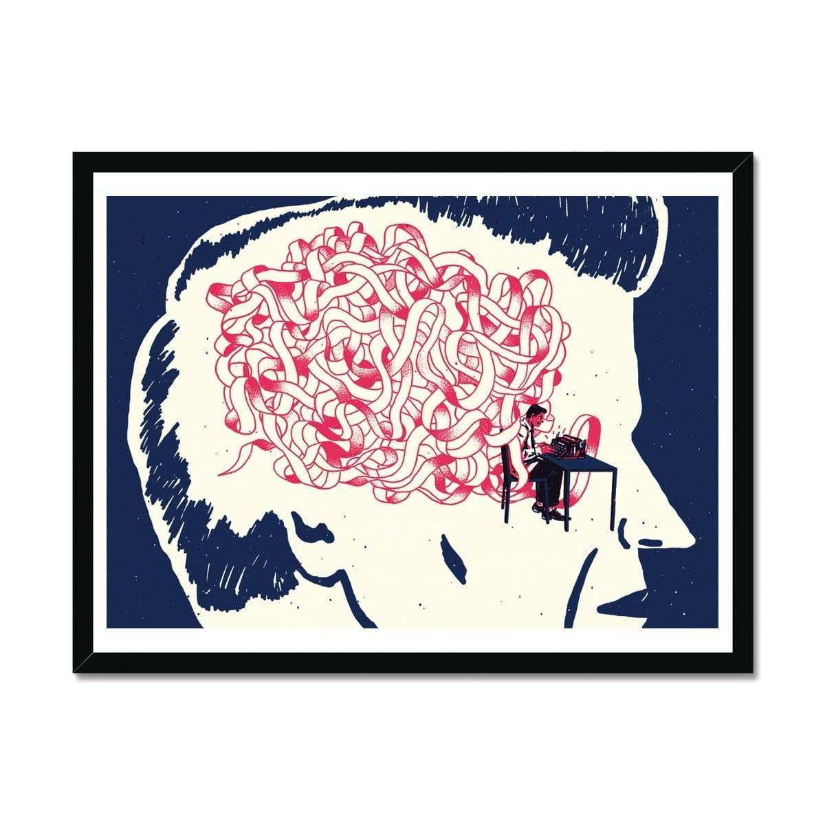 Prodigi Fine art 24"x18" / Black Frame Harry Tennant | Writer