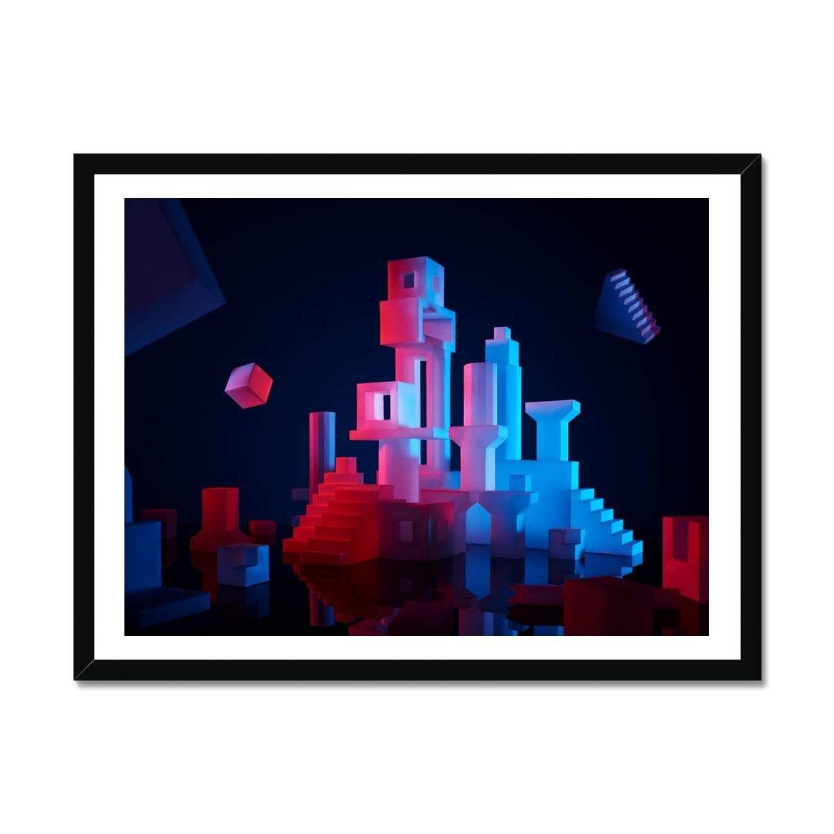 Prodigi Fine art 24"x18" / Black Frame Hattie Newman | Frost