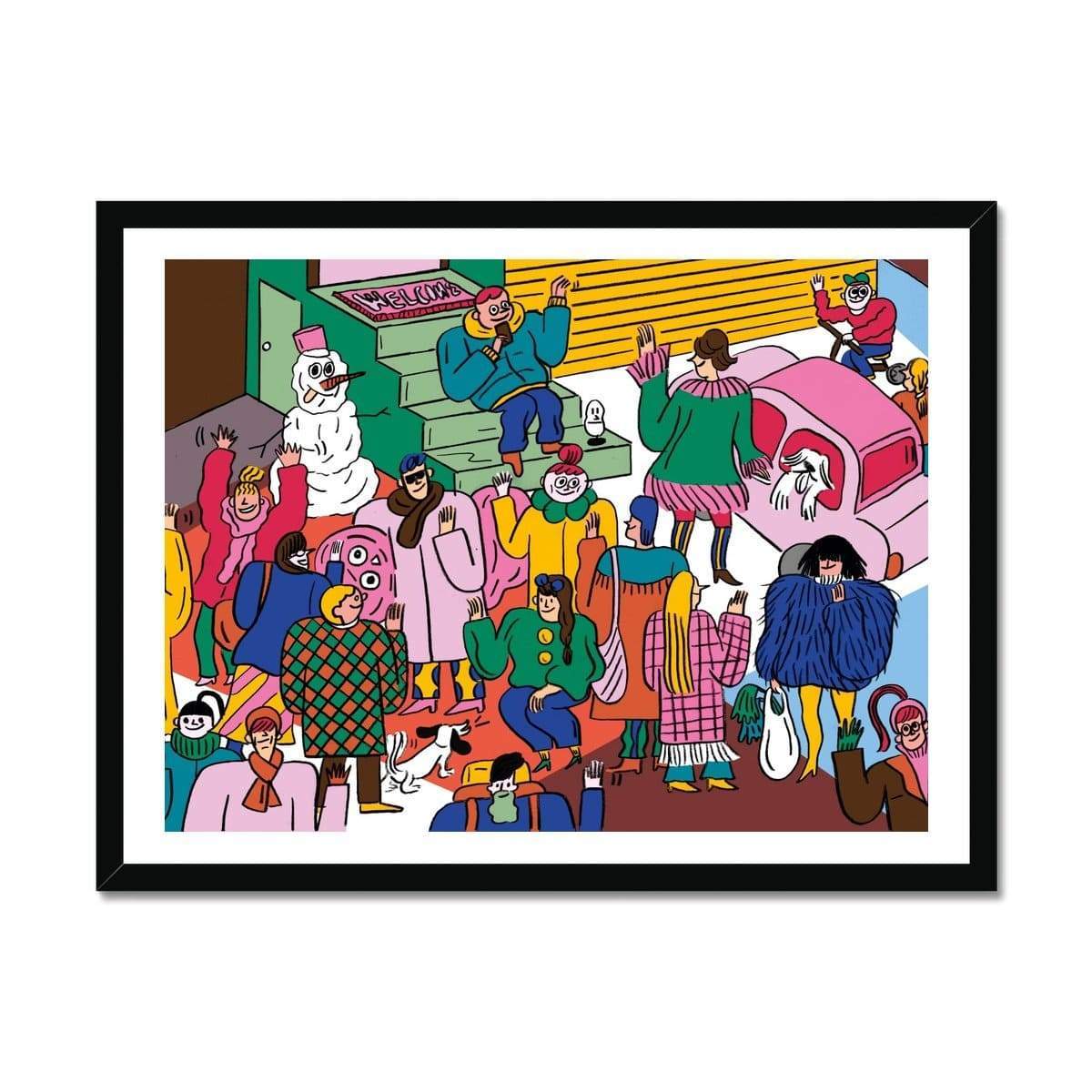 Prodigi Fine art 24"x18" / Black Frame Ji Hyun Yu | Hello neighbours