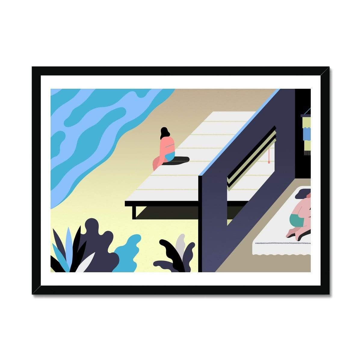 Prodigi Fine art 24"x18" / Black Frame Jing Wei | Mallorca