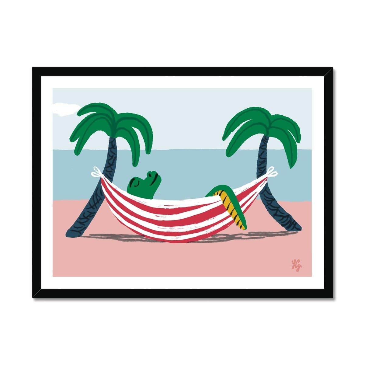 Prodigi Fine art 24"x18" / Black Frame Lorenzo Gritti | Croc Framed Print