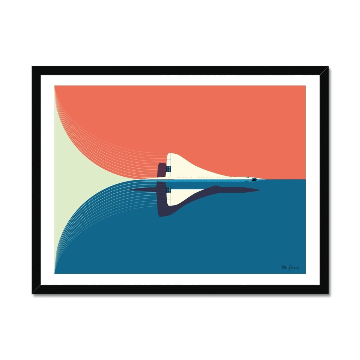 Prodigi Fine art 24"x18" / Black Frame Peter Greenwood | Concorde Framed Print