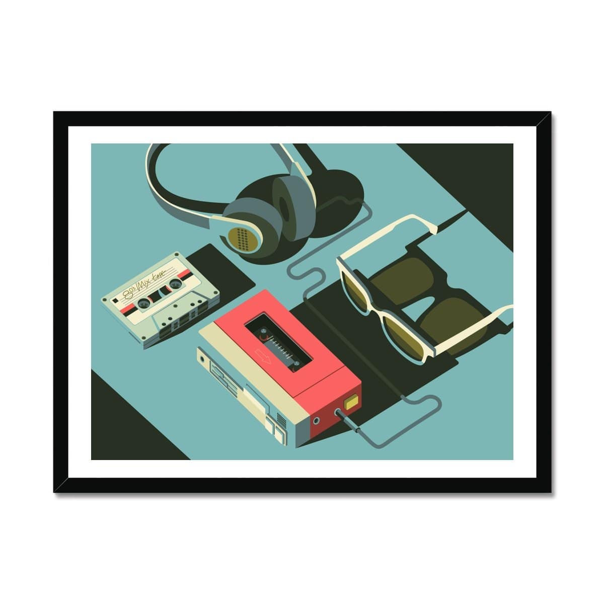 Prodigi Fine art 24"x18" / Black Frame Peter Greenwood | Tape Deck