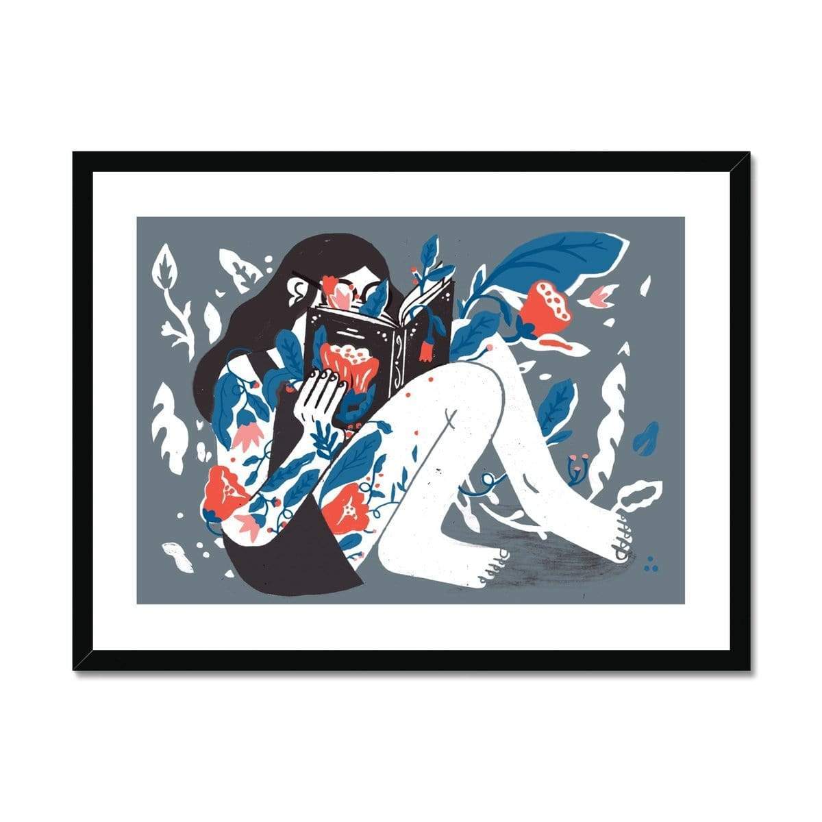 Prodigi Fine art 24"x18" / Black Frame Sarah Mazzetti | Reading