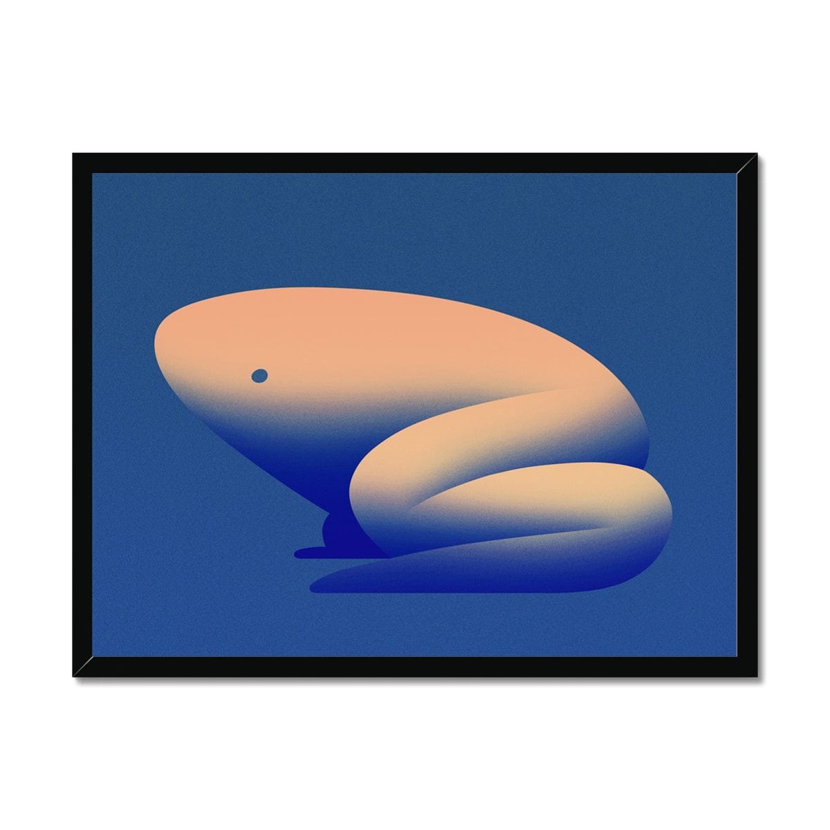 Prodigi Fine art 24"x18" / Black Frame Sophie Gullbrants - Kaeru Framed Print