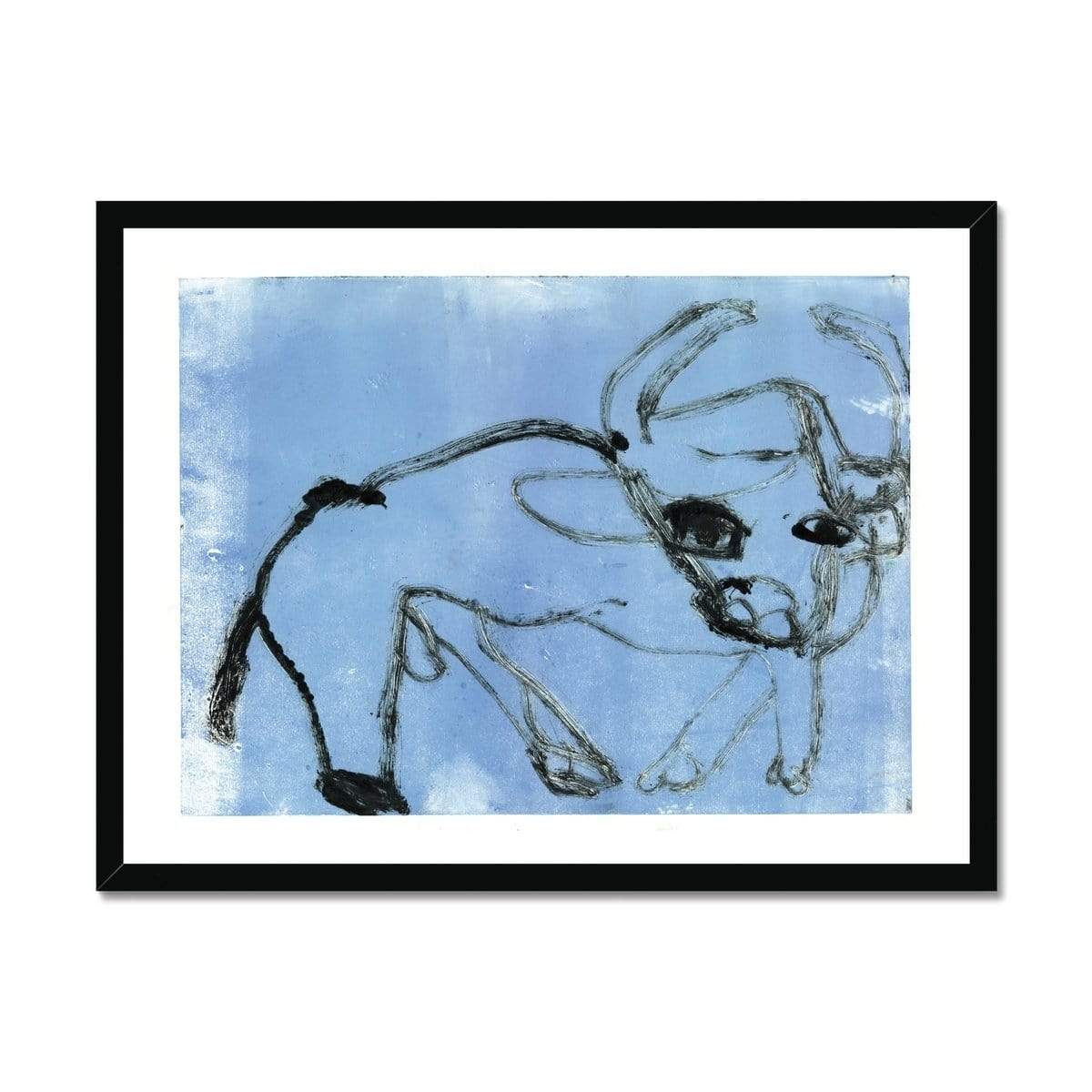 Prodigi Fine art 24"x18" / Black Frame Uduehi Imienwanrin Framed Print