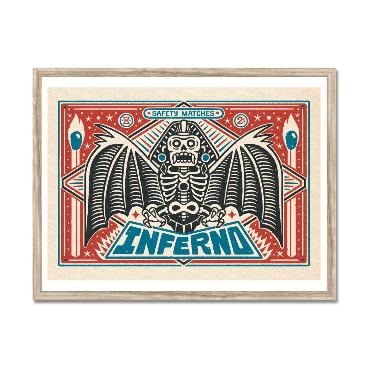 Prodigi Fine art 24"x18" / Natural Frame Bene Rohlmann | Inferno Matches