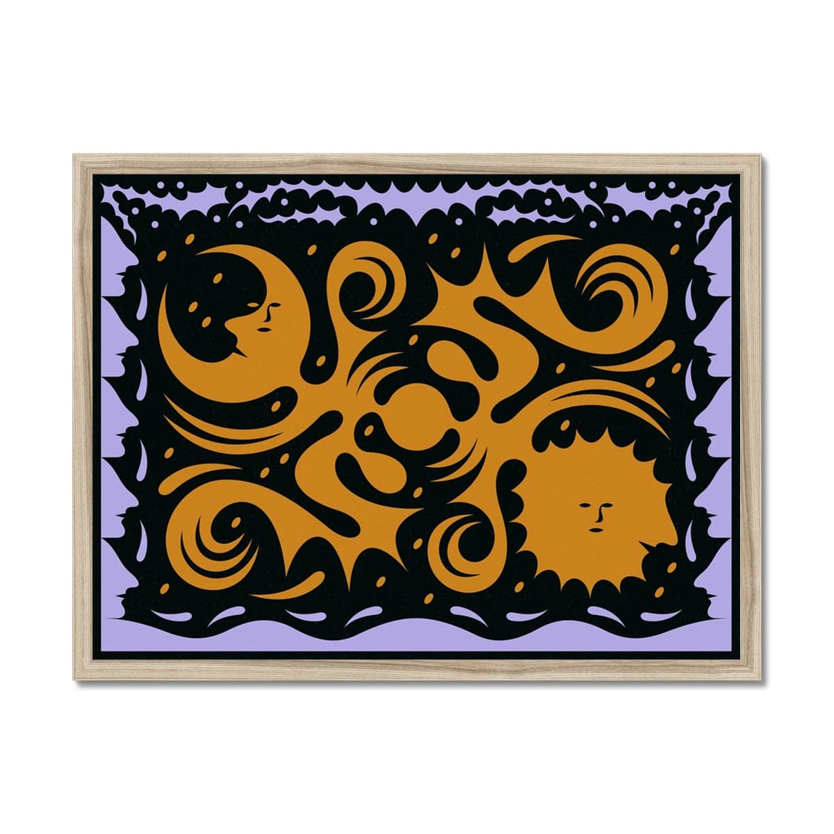 Prodigi Fine art 24"x18" / Natural Frame Benedikt Luft - Import/Eggsport