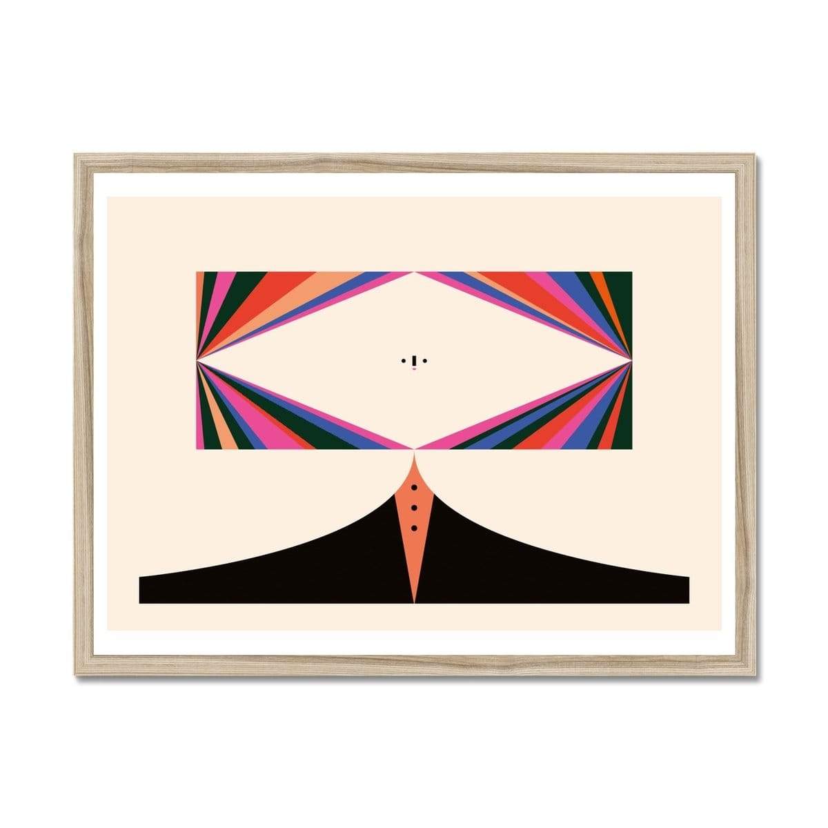 Prodigi Fine art 24"x18" / Natural Frame Bratislav Milenkovic | Bright Guy 3