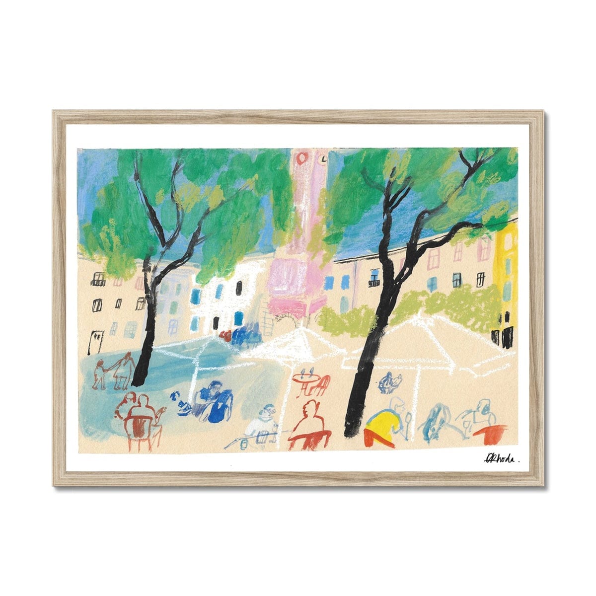 Prodigi Fine art 24"x18" / Natural Frame Danielle Rhoda Framed Print