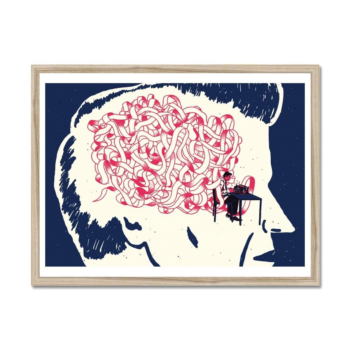 Prodigi Fine art 24"x18" / Natural Frame Harry Tennant | Writer