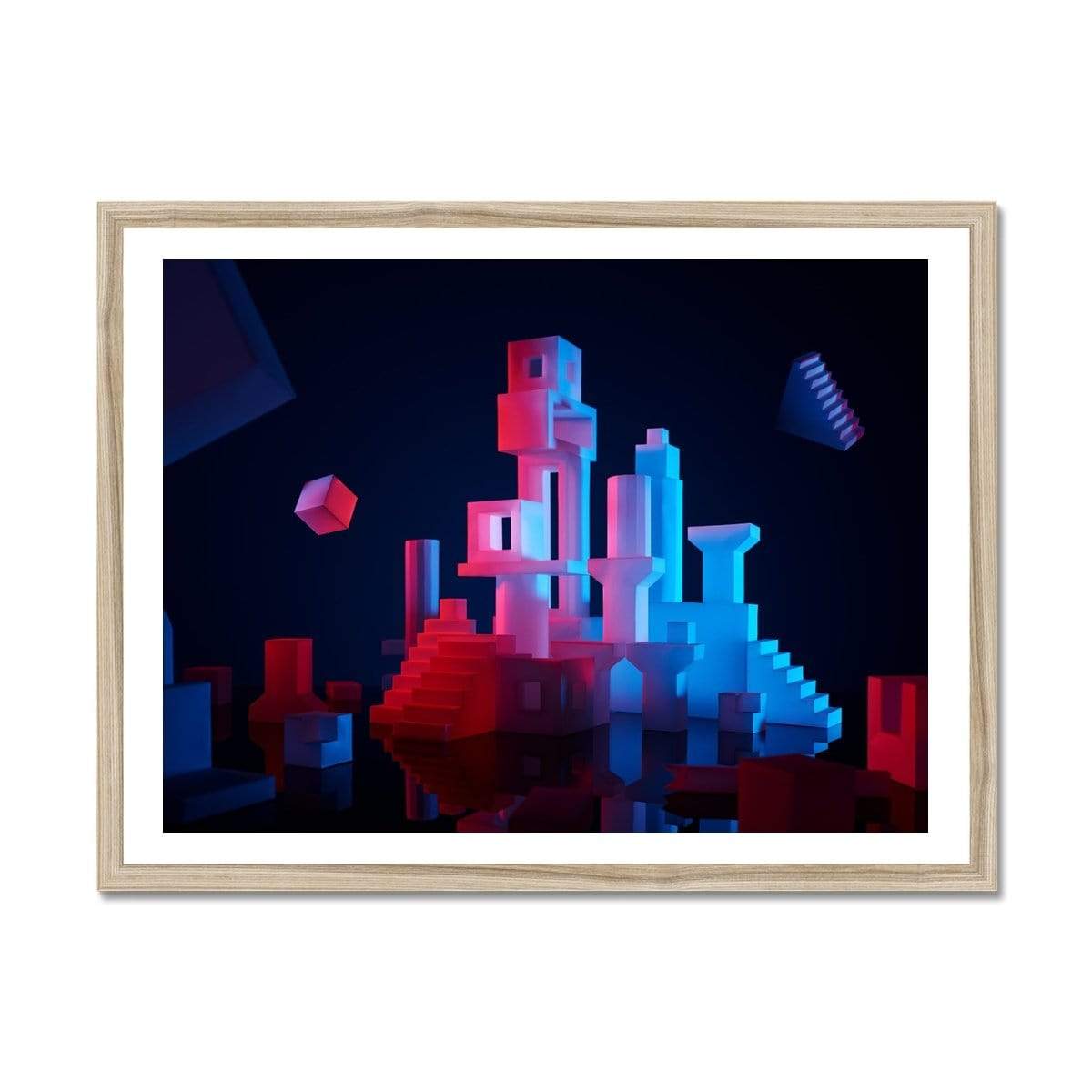 Prodigi Fine art 24"x18" / Natural Frame Hattie Newman | Frost