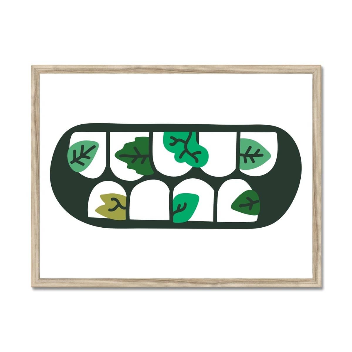 Prodigi Fine art 24"x18" / Natural Frame Jasper Van Gestel | Vegan Grillz