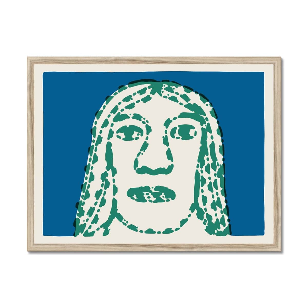 Prodigi Fine art 24"x18" / Natural Frame Oscar Grønner - OG6 Framed Print