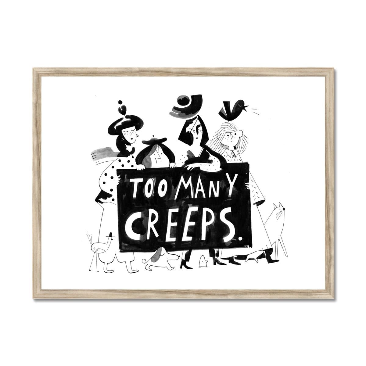 Prodigi Fine art 24"x18" / Natural Frame Roman Muradov | Creeps