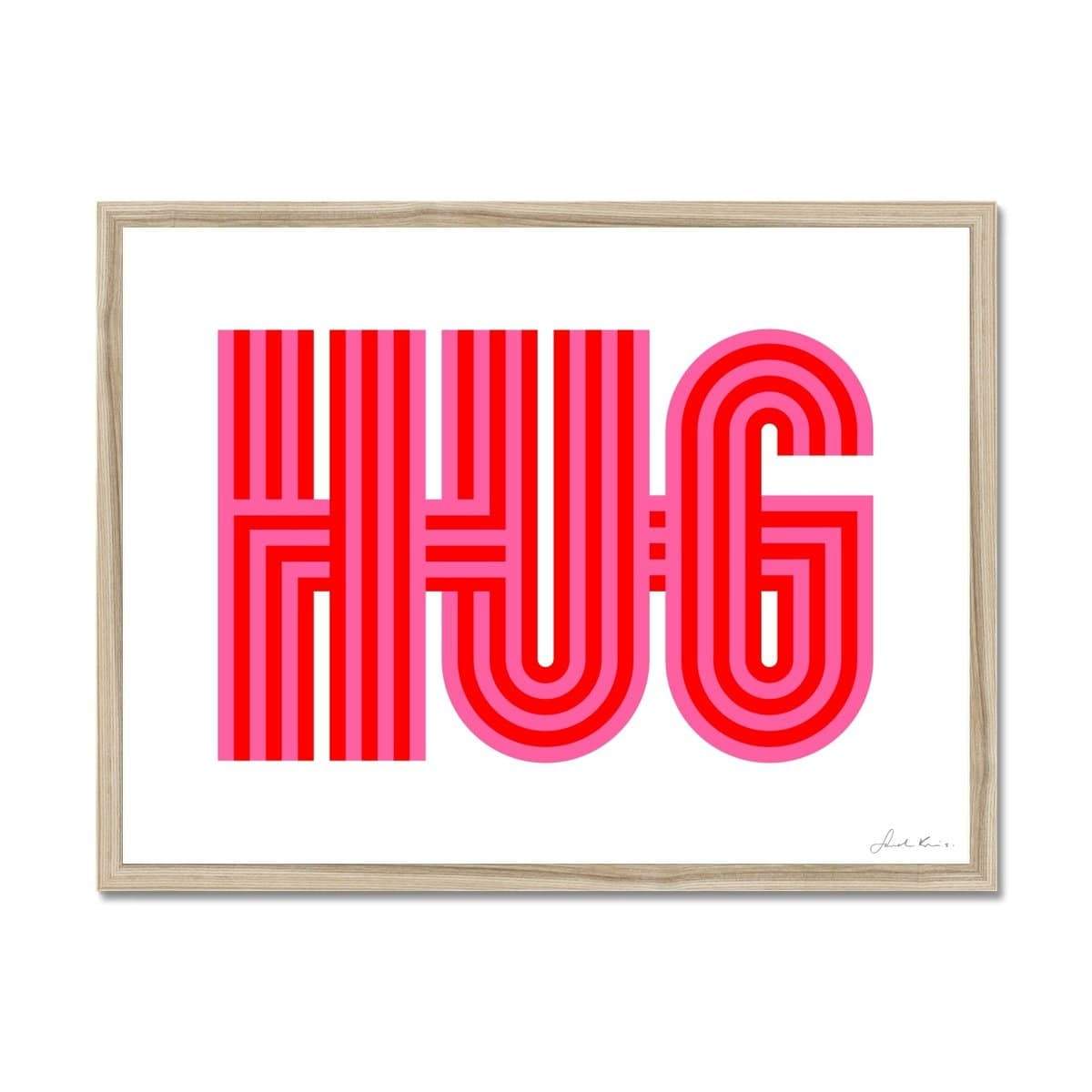 Prodigi Fine art 24"x18" / Natural Frame Sarah Boris | Hug