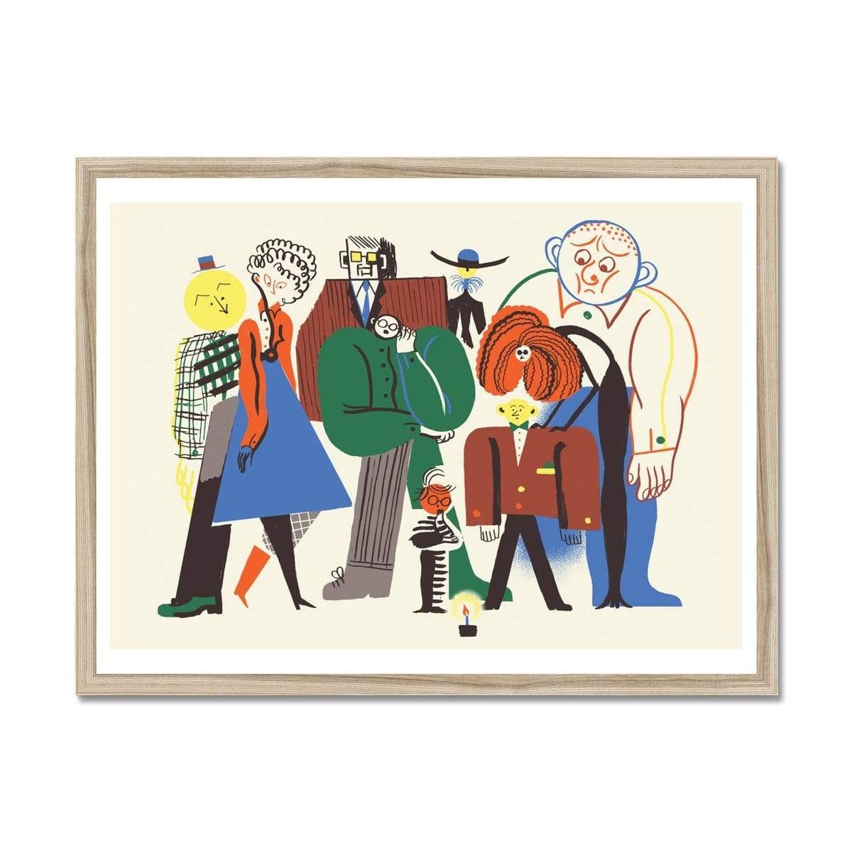 Prodigi Fine art 24"x18" / Natural Frame Sarah Mazzetti | Birthday