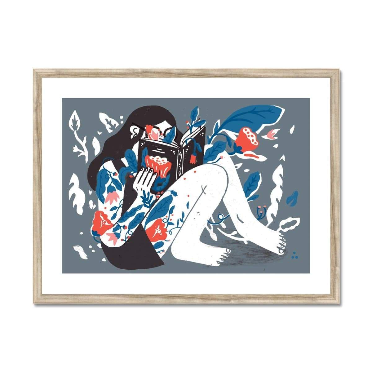 Prodigi Fine art 24"x18" / Natural Frame Sarah Mazzetti | Reading