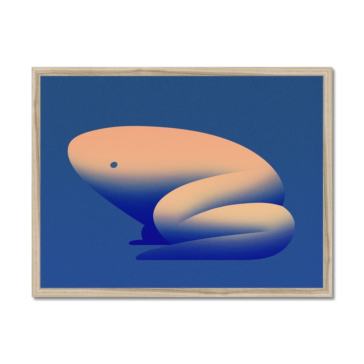 Prodigi Fine art 24"x18" / Natural Frame Sophie Gullbrants - Kaeru Framed Print