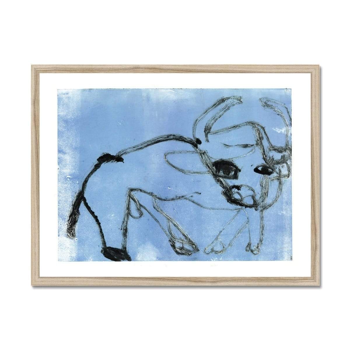 Prodigi Fine art 24"x18" / Natural Frame Uduehi Imienwanrin Framed Print