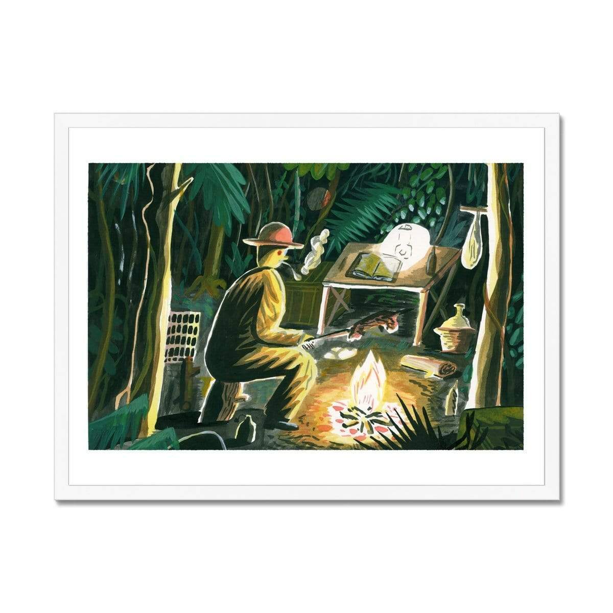 Prodigi Fine art 24"x18" / White Frame Aart-Jan Venema | Night Expedition