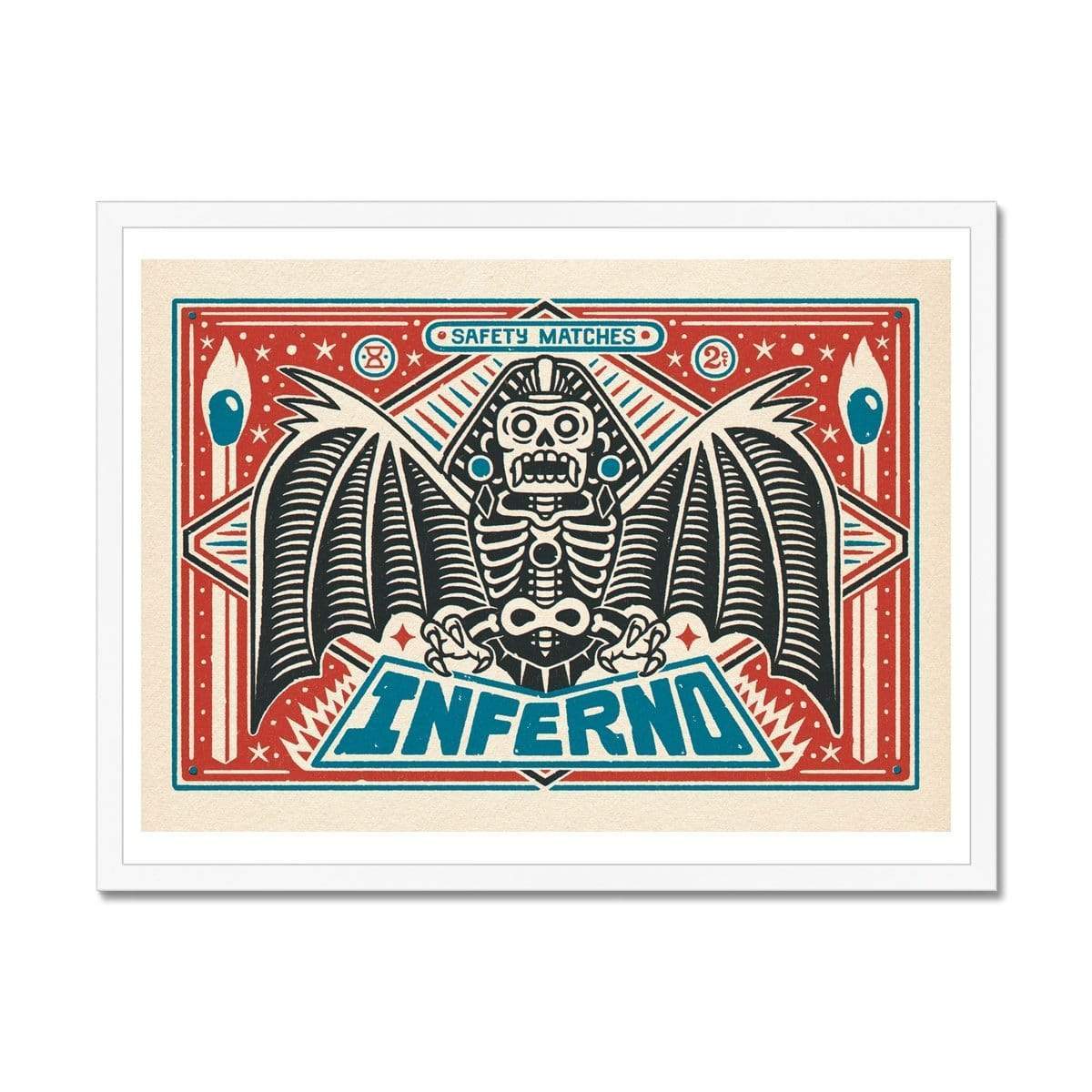 Prodigi Fine art 24"x18" / White Frame Bene Rohlmann | Inferno Matches