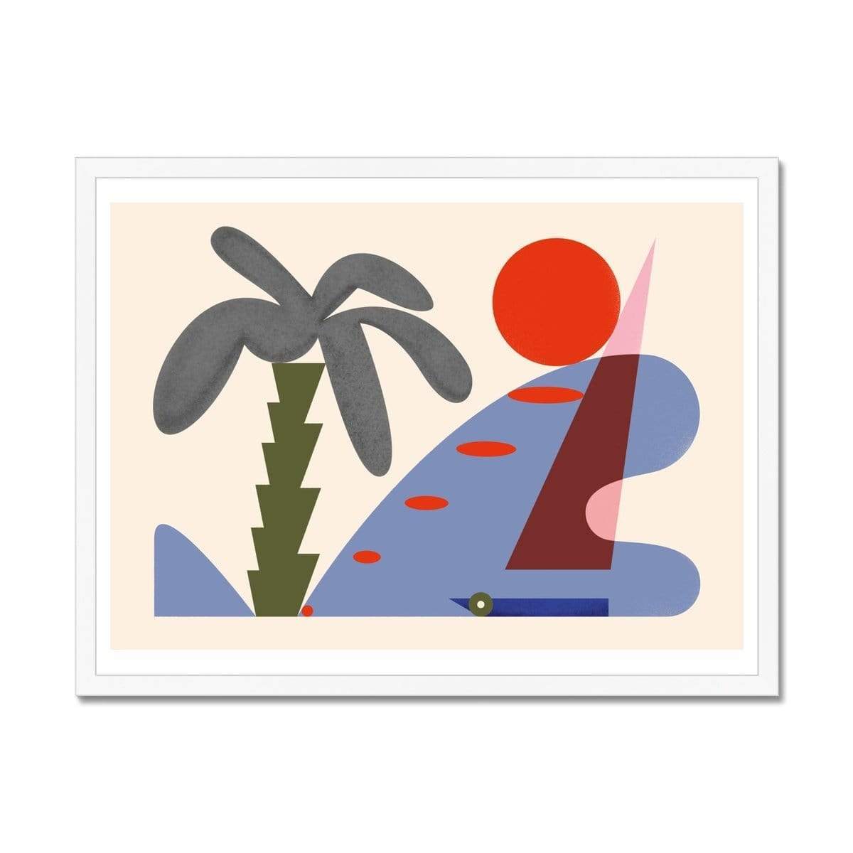 Prodigi Fine art 24"x18" / White Frame Bratislav Milenković | Summer I