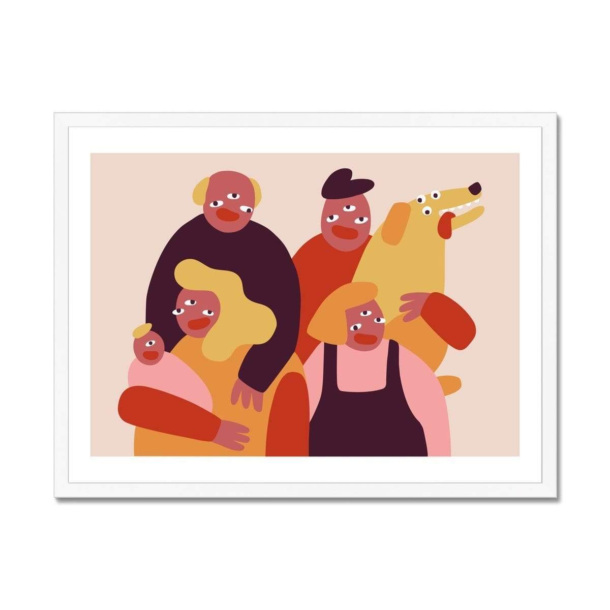 Prodigi Fine art 24"x18" / White Frame Cecile Gariepy | Family Portrait