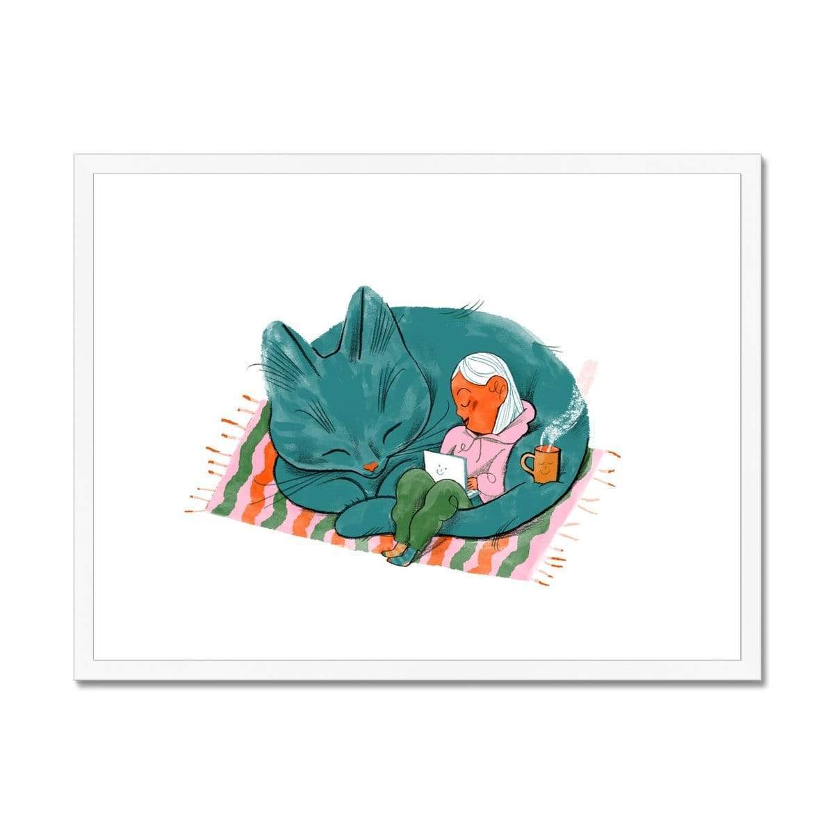 Prodigi Fine art 24"x18" / White Frame Charlotte Dumortier | At Home