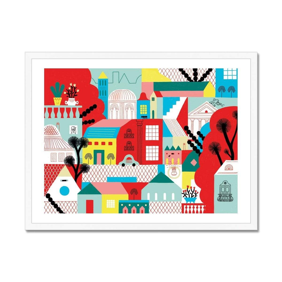 Prodigi Fine art 24"x18" / White Frame Cristina Spano | The City