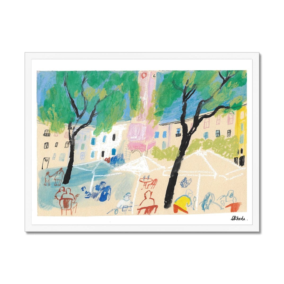 Prodigi Fine art 24"x18" / White Frame Danielle Rhoda Framed Print