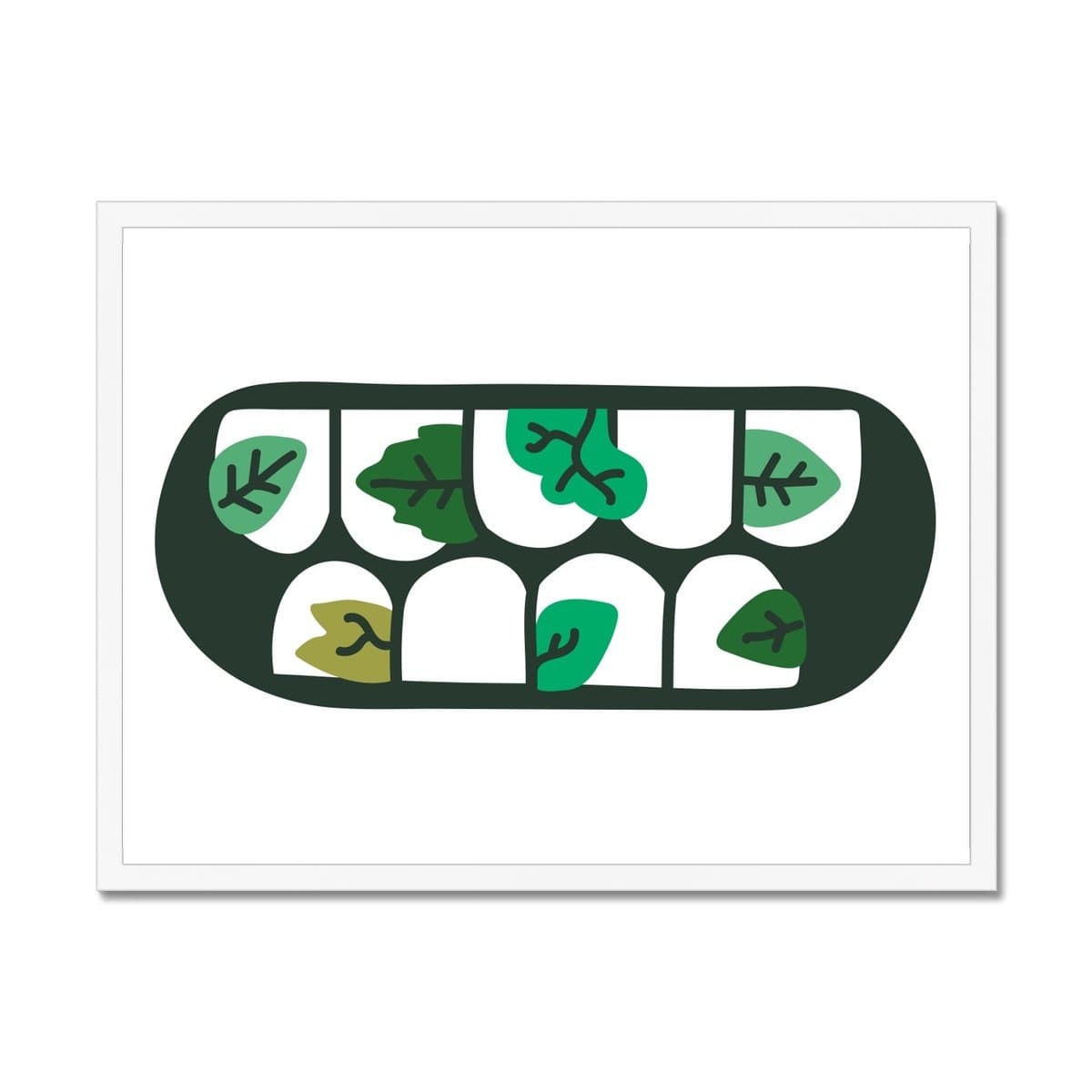 Prodigi Fine art 24"x18" / White Frame Jasper Van Gestel | Vegan Grillz