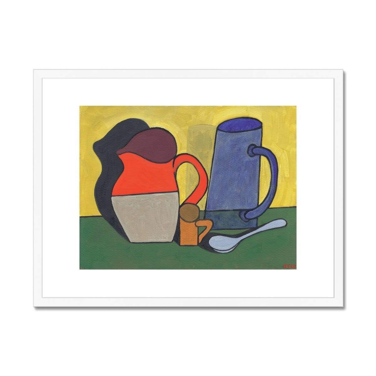 Prodigi Fine art 24"x18" / White Frame Jay Cover | Still Life