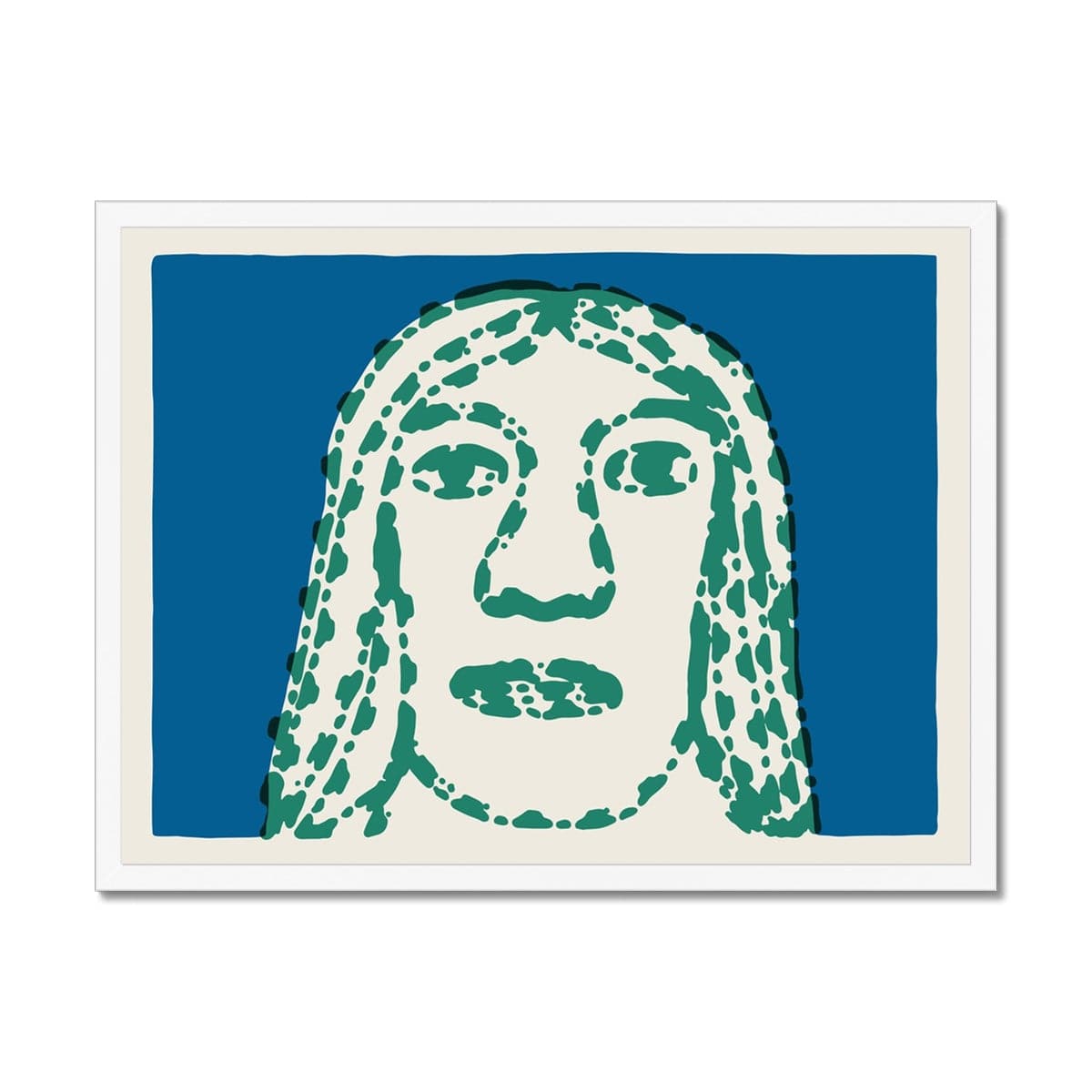 Prodigi Fine art 24"x18" / White Frame Oscar Grønner - OG6 Framed Print