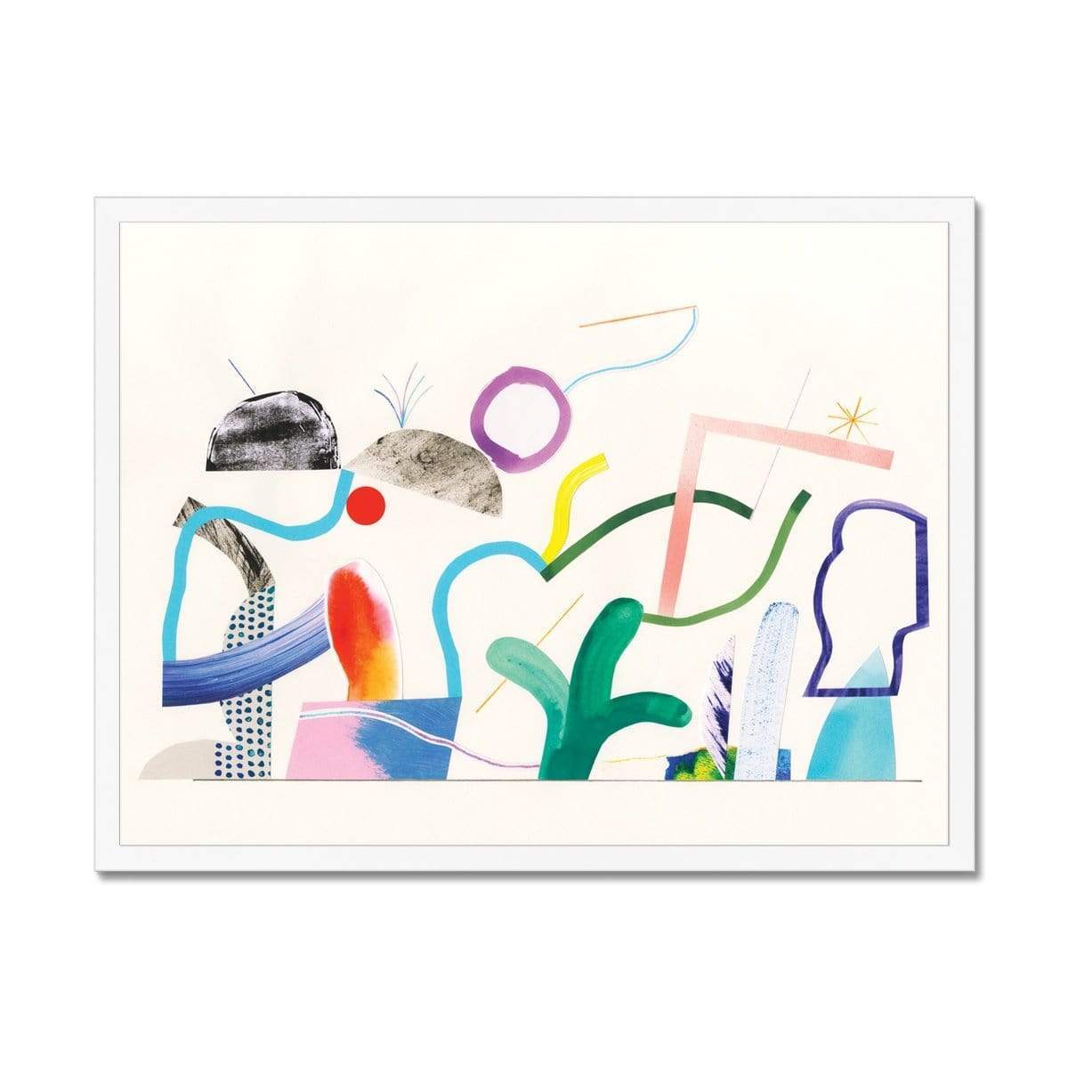 Prodigi Fine art 24"x18" / White Frame Pat Bradbury | Garden